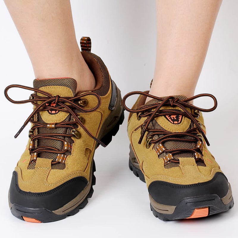 UpUGo 3 Pair Boot Shoe Laces, Round Shoelaces for Athletic Running Hiking Sneakers Shoes Boot - Image 4